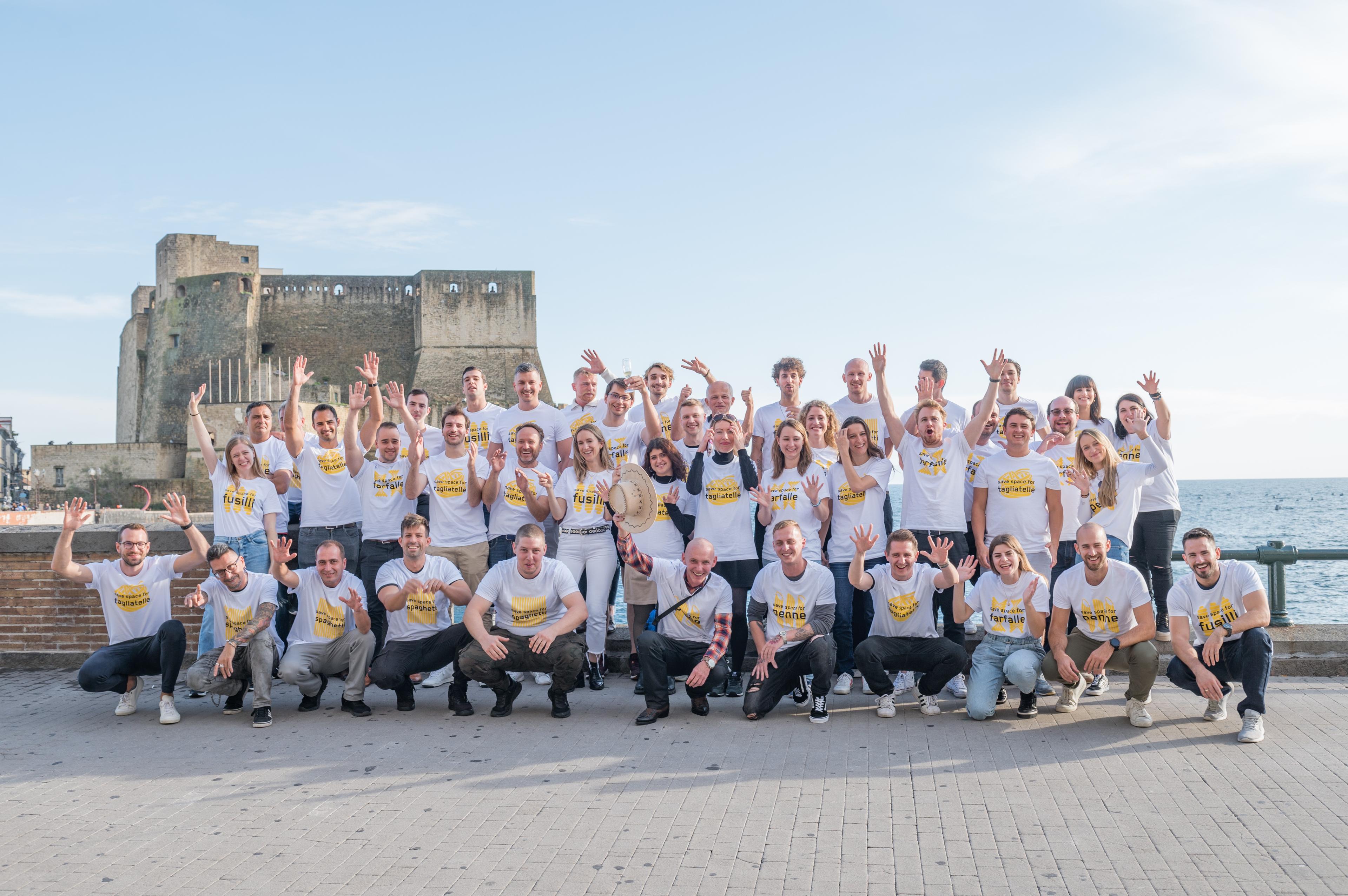 Teambild Zippsafe Neapel